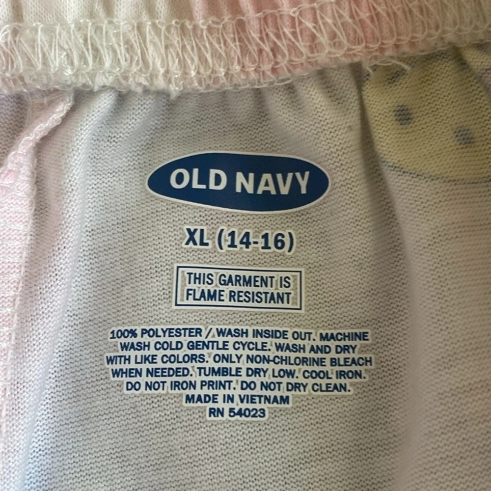 Girls’ Old Navy Emoji Tie Dye Pajama Bottoms‎ Size XL (14/16)